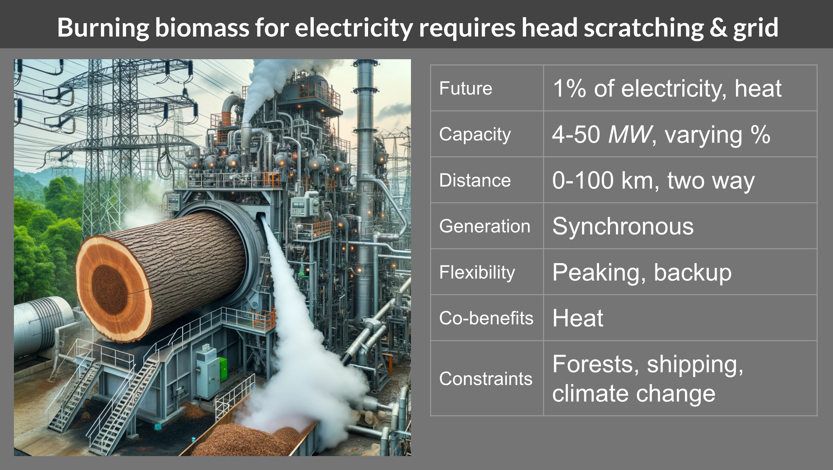 Slide from presentation from seminar series with Indian utilities by author